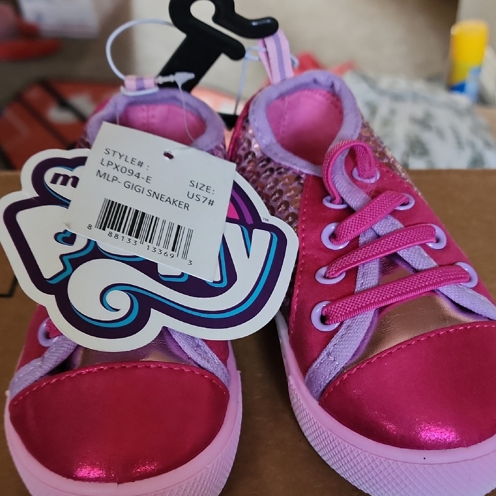 My Little Pony Fuchsia and Lavender Sneakers
